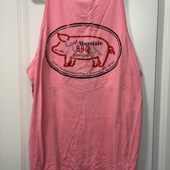 Bella Canvas Pink Graphic Tank Top - Picture 2 of 3